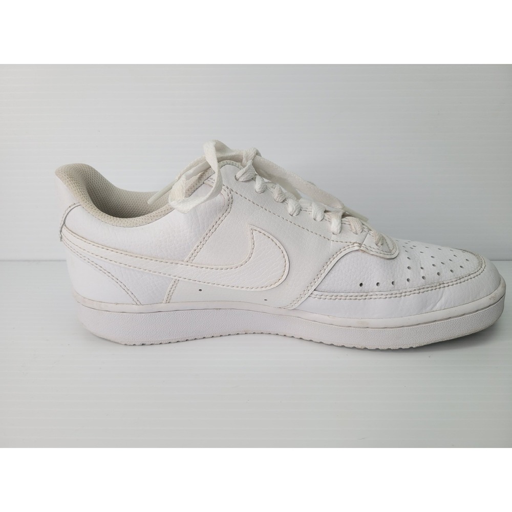 Nike Court Vision Low Mens 9 White CD5434-100 Classic Basketball Sneakers - Picture 6 of 9